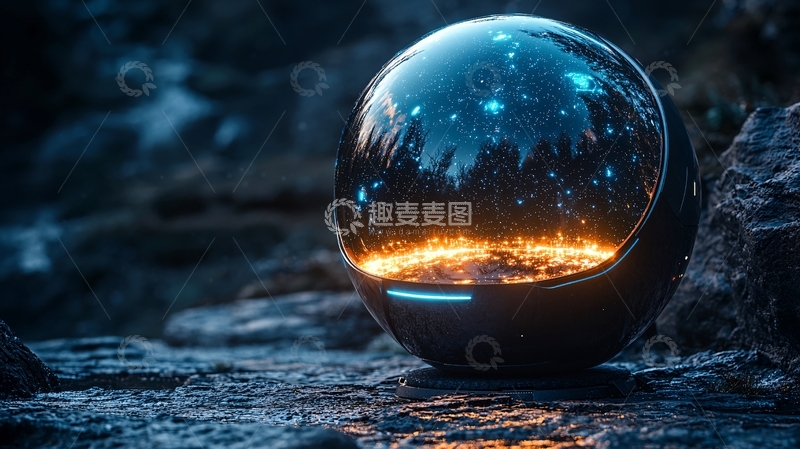 高清大图下载【趣麦麦图】黑暗森林水晶球