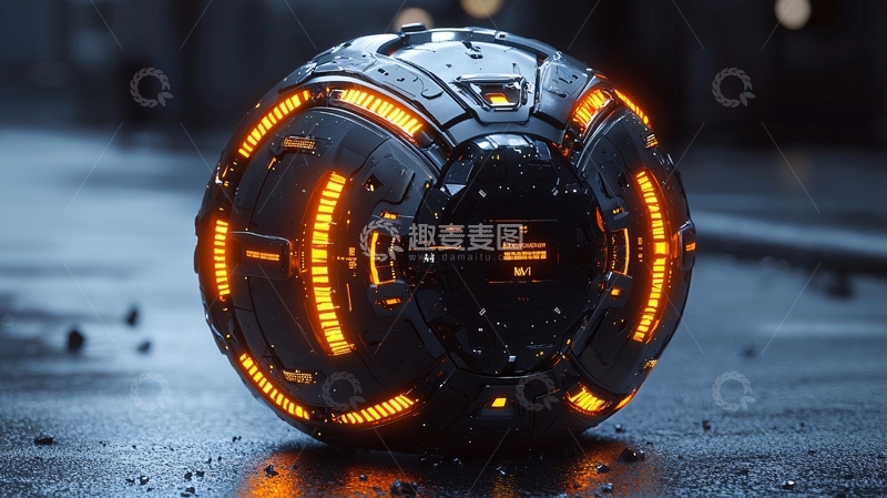 高清大图下载【趣麦麦图】未来科技球体