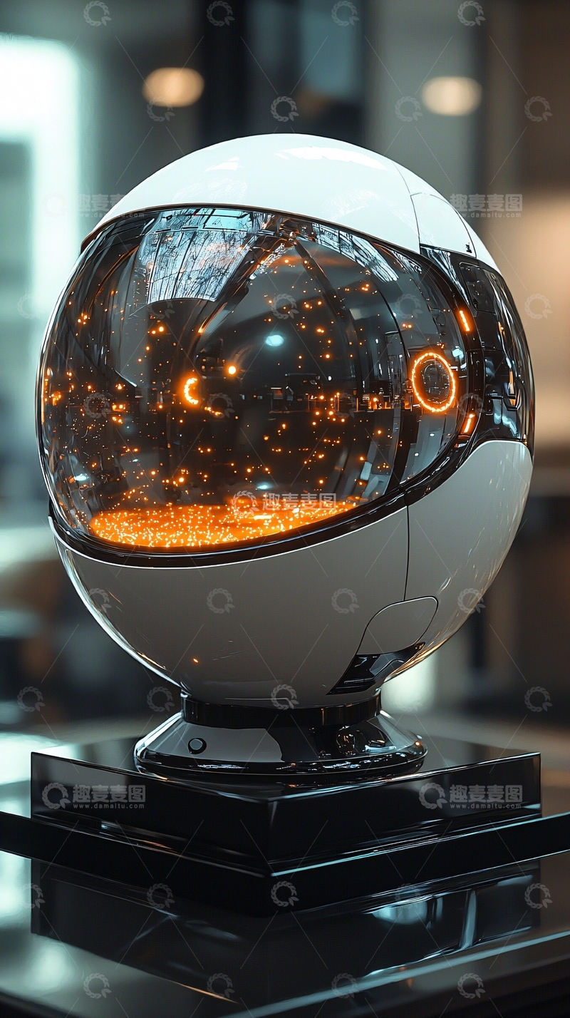 高清大图下载【趣麦麦图】球形科技装置