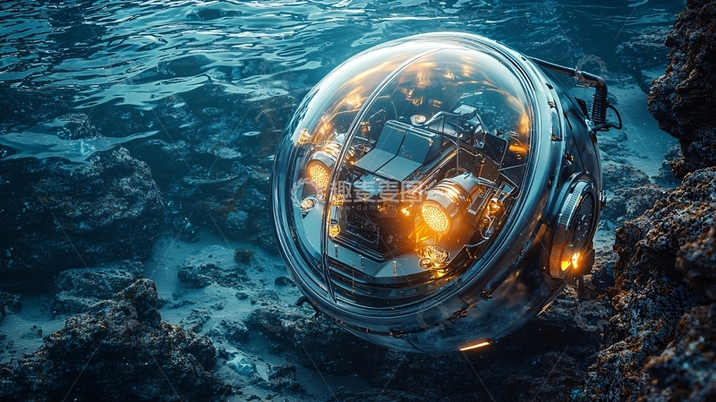 高清大图下载【趣麦麦图】深海潜水器