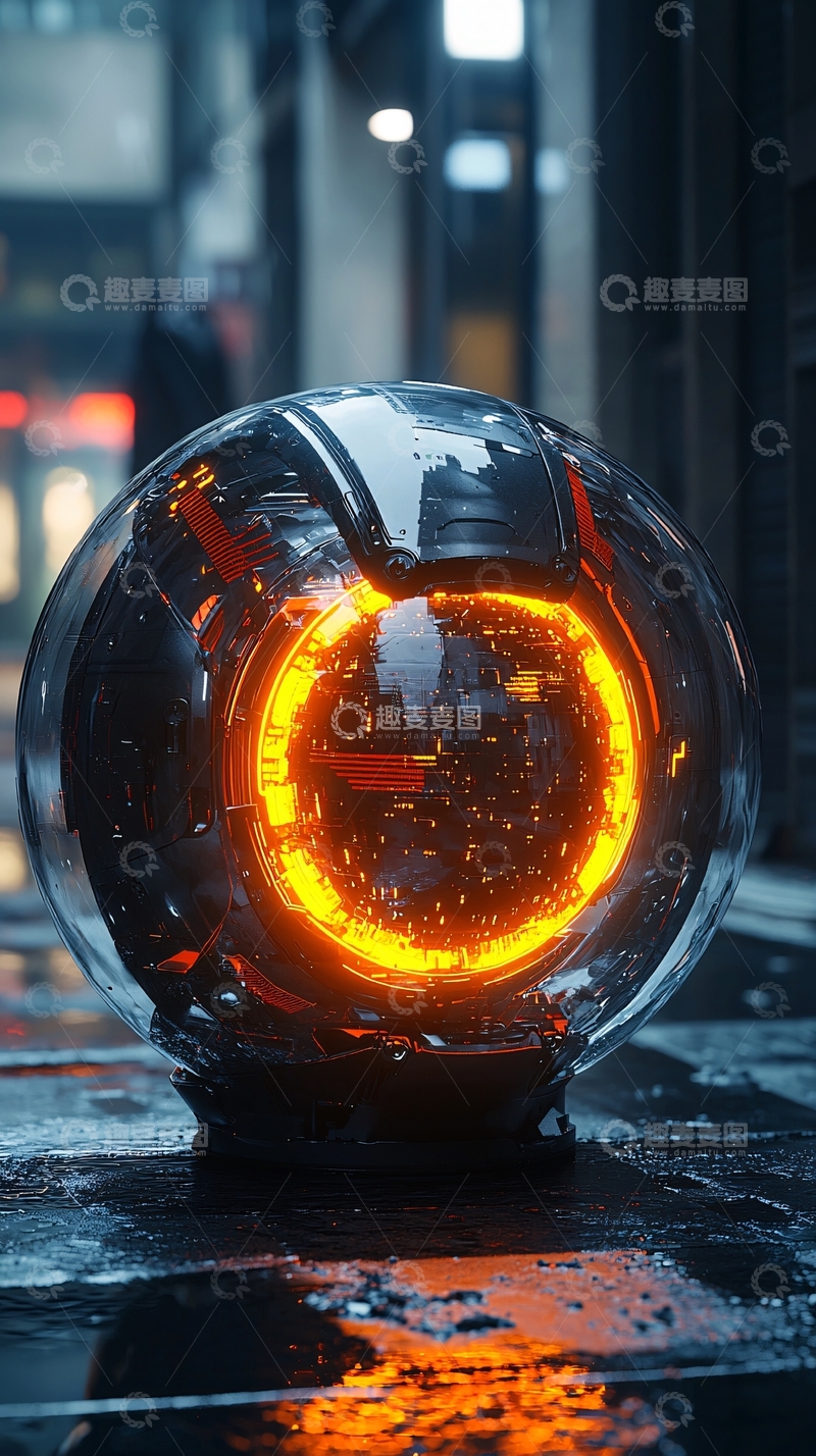 高清大图下载【趣麦麦图】未来科技球体