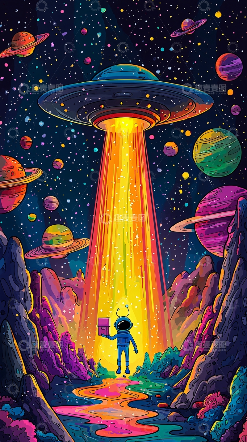 高清大图下载【趣麦麦图】宇宙飞船