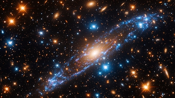 宇宙深处的螺旋星系