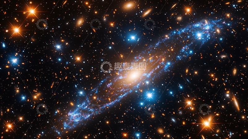 高清大图下载【趣麦麦图】宇宙深处的螺旋星系
