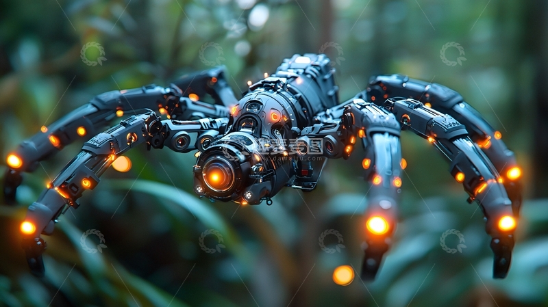 高清大图下载【趣麦麦图】机械蜘蛛