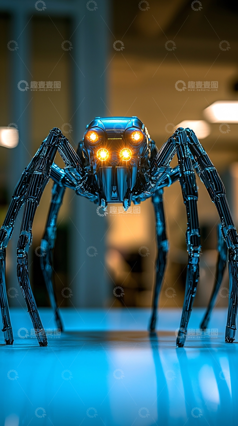 高清大图下载【趣麦麦图】机械蜘蛛