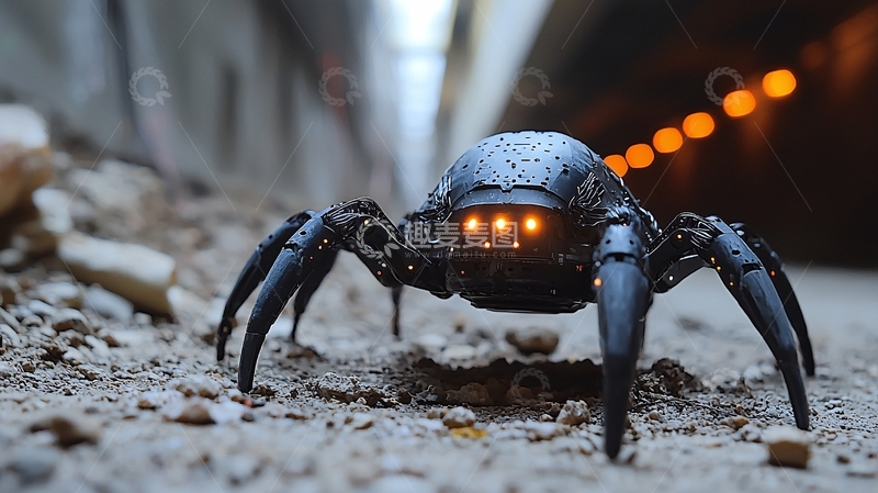 高清大图下载【趣麦麦图】机械蜘蛛