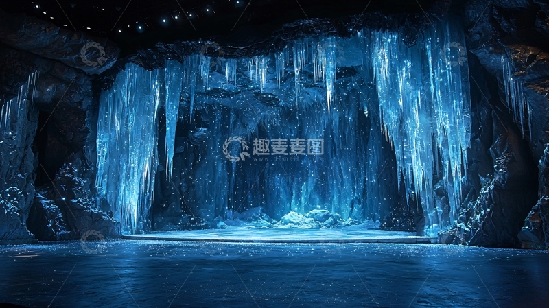 高清大图下载【趣麦麦图】冰雪洞穴