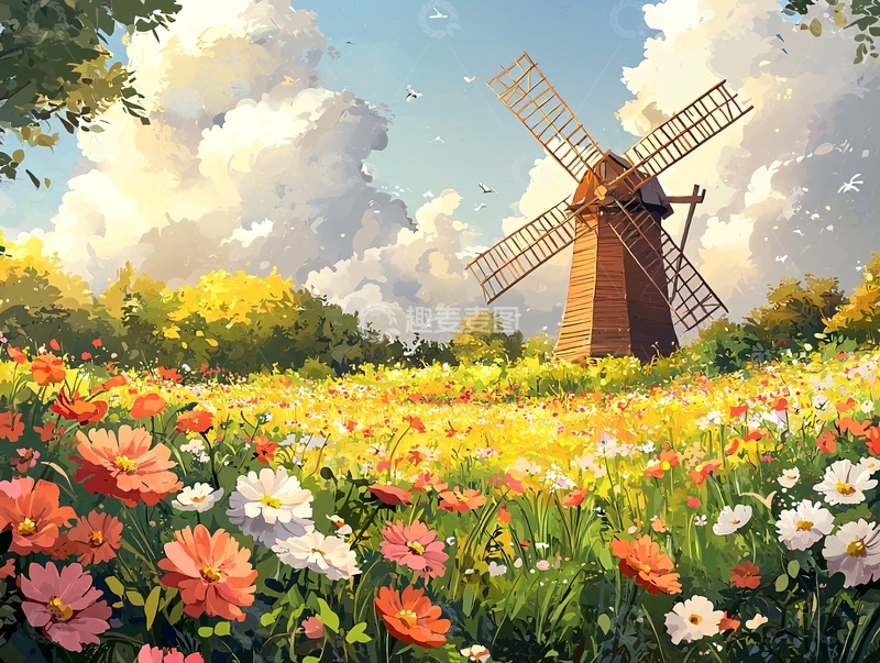 高清大图下载【趣麦麦图】田园风光260
