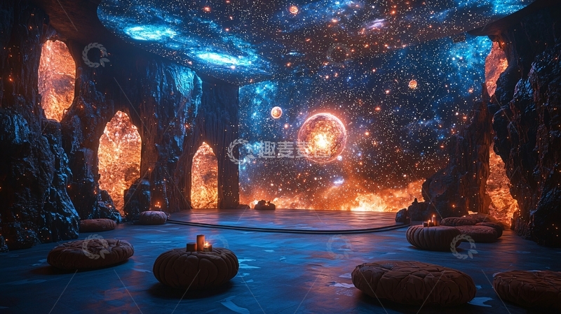 高清大图下载【趣麦麦图】宇宙洞穴