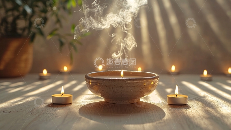 高清大图下载【趣麦麦图】香薰蜡烛