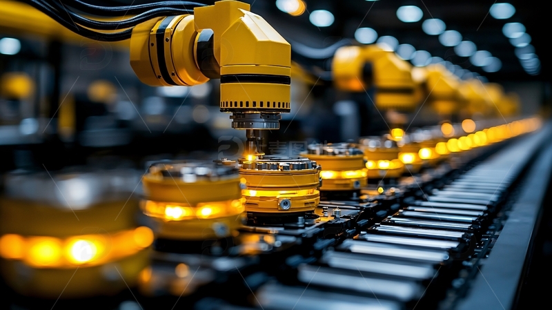 高清大图下载【趣麦麦图】智能工厂自动化生产线