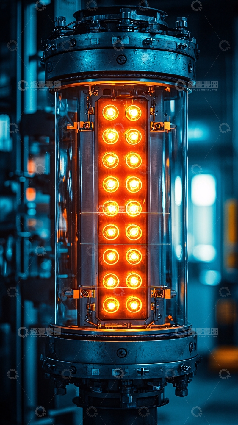 高清大图下载【趣麦麦图】玻璃管内发光装置