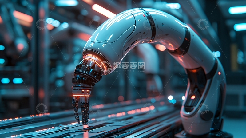 高清大图下载【趣麦麦图】工业机器人手臂11