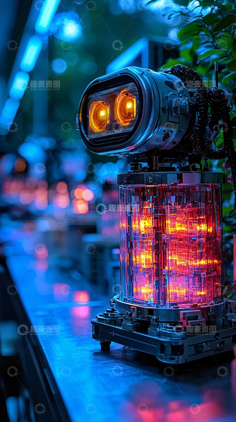 高清大图下载【趣麦麦图】科幻风格机器人