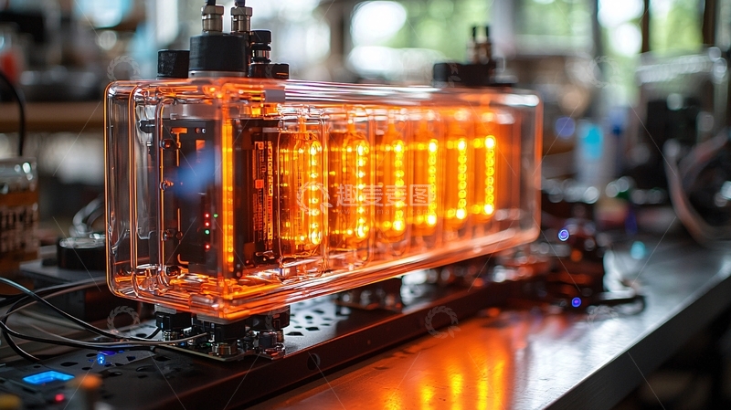 高清大图下载【趣麦麦图】透明亚克力数码管时钟