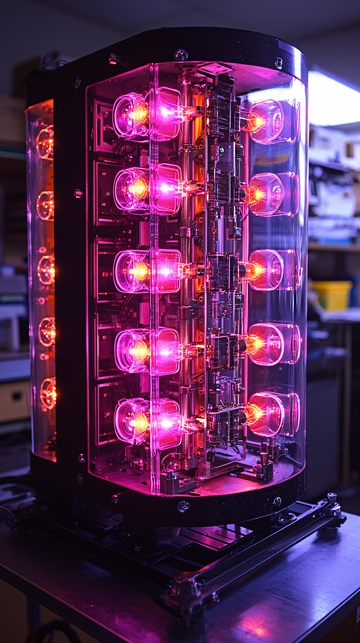 透明柱状量子计算机