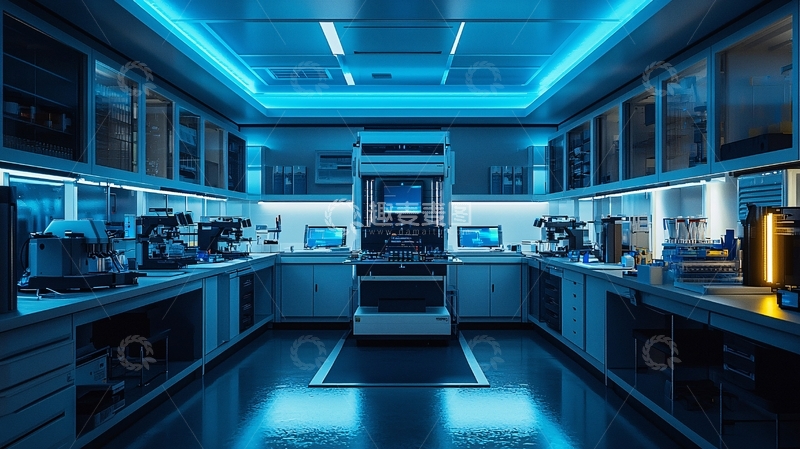 高清大图下载【趣麦麦图】未来感科技感实验室