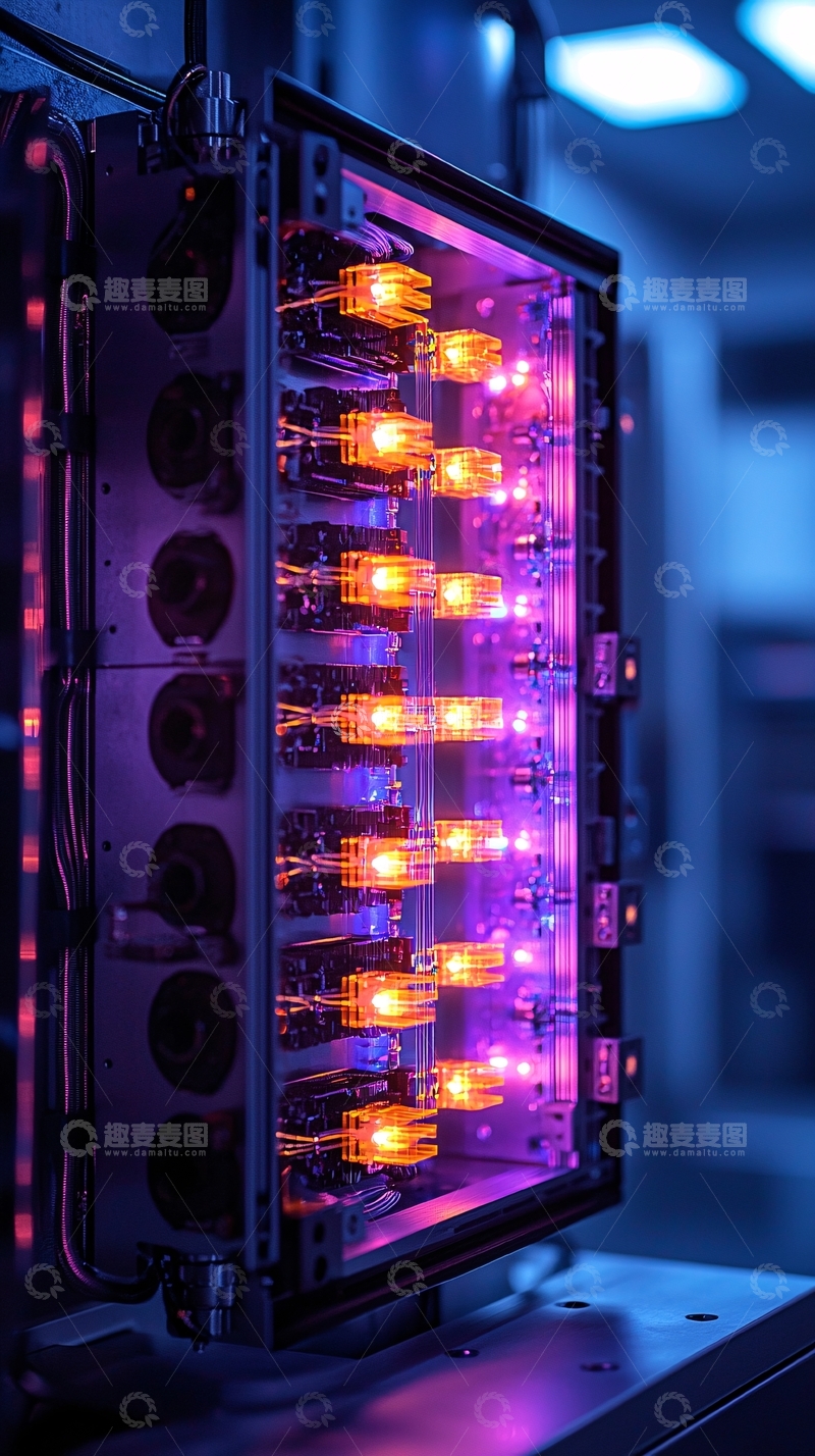 高清大图下载【趣麦麦图】科技感紫色灯光设备