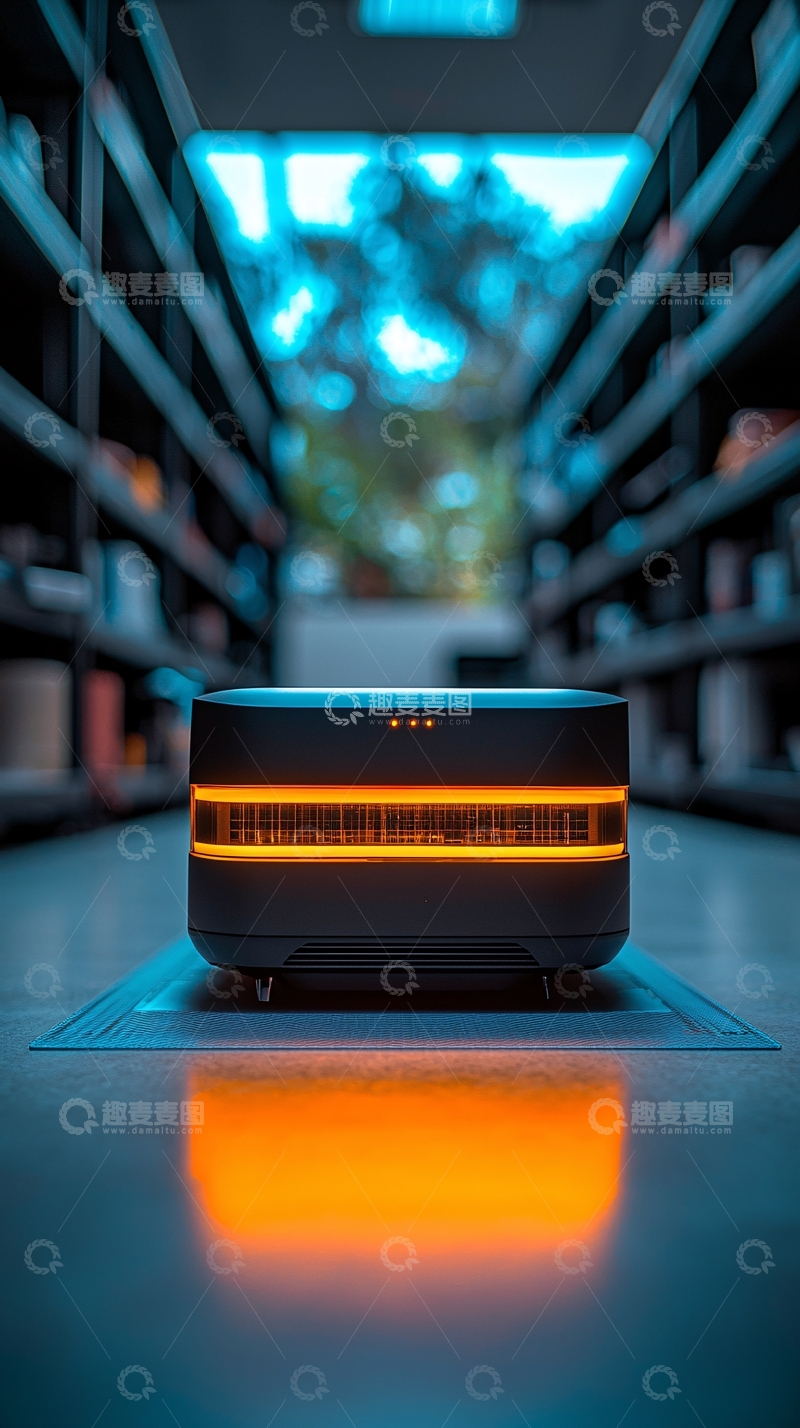 高清大图下载【趣麦麦图】仓库机器人