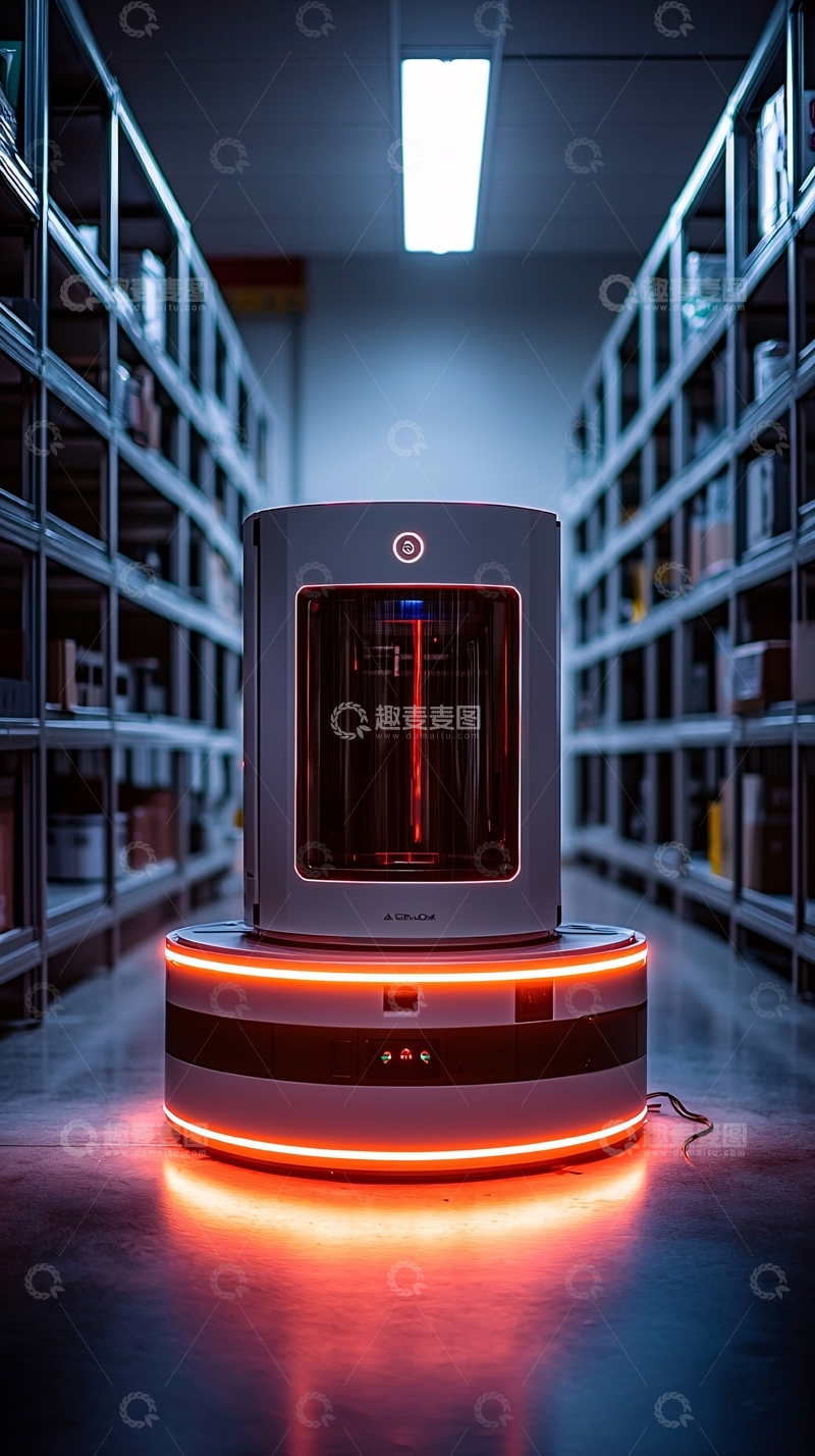 高清大图下载【趣麦麦图】仓库机器人