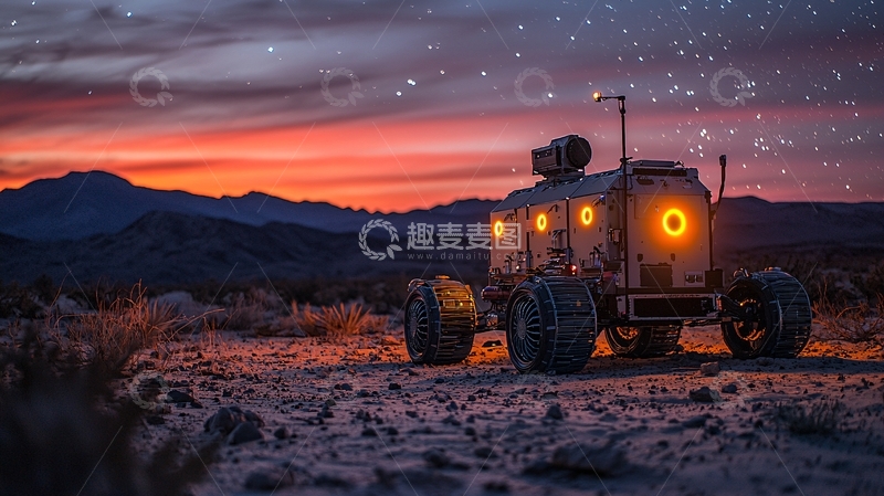 高清大图下载【趣麦麦图】火星探测器