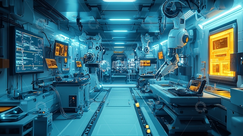 高清大图下载【趣麦麦图】未来科技实验室