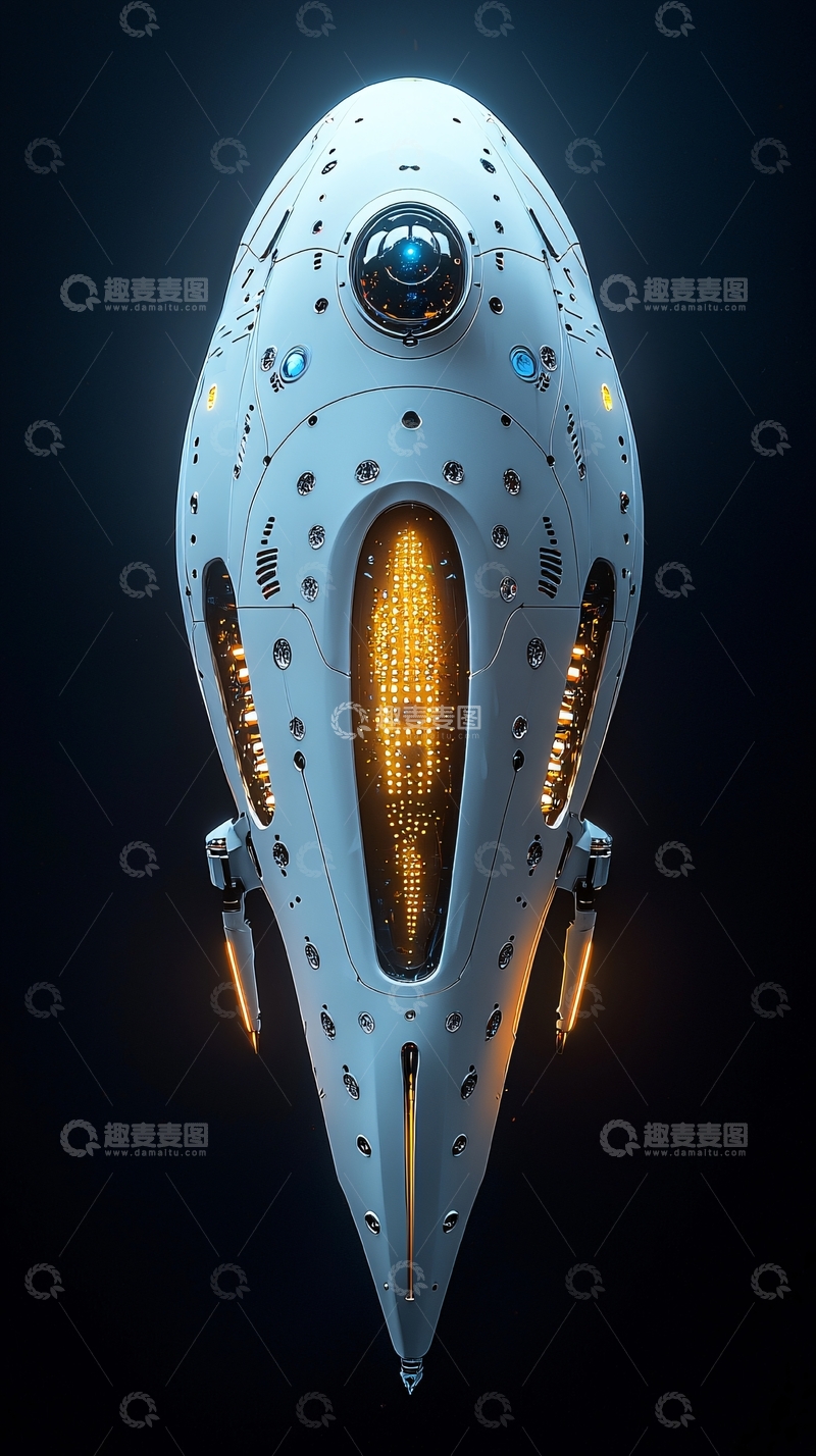 高清大图下载【趣麦麦图】未来科技飞船22