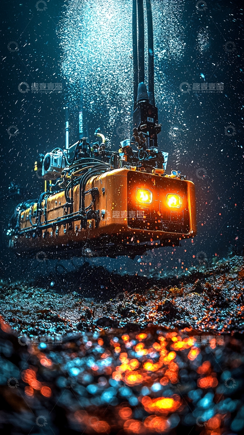 高清大图下载【趣麦麦图】深海探测器高清图片