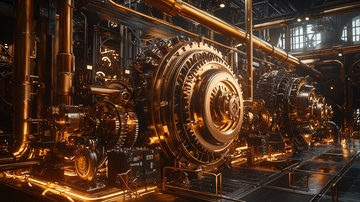 蒸汽朋克风格机械装置