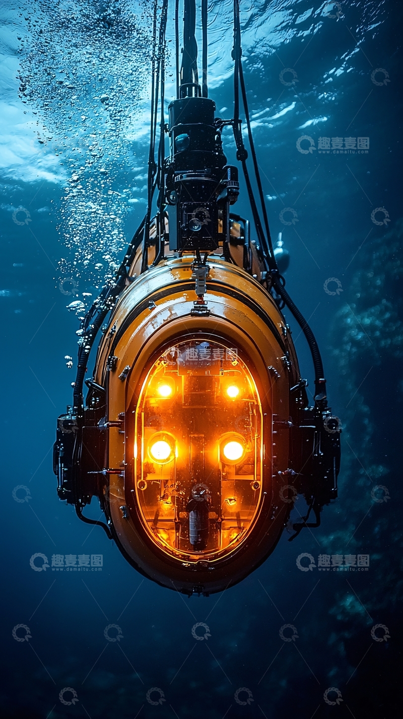 高清大图下载【趣麦麦图】深海探测器特写