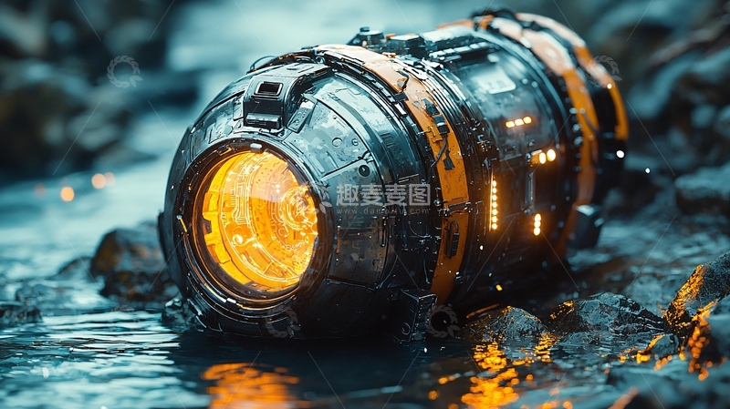 高清大图下载【趣麦麦图】未来科技装置