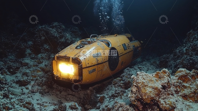 高清大图下载【趣麦麦图】深海探测器