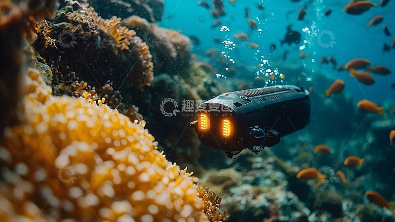 高清大图下载【趣麦麦图】水下机器人