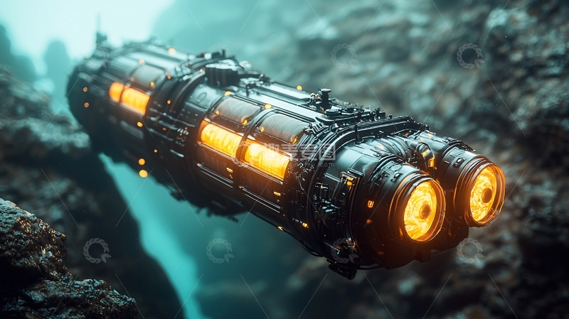 高清大图下载【趣麦麦图】深海探测器