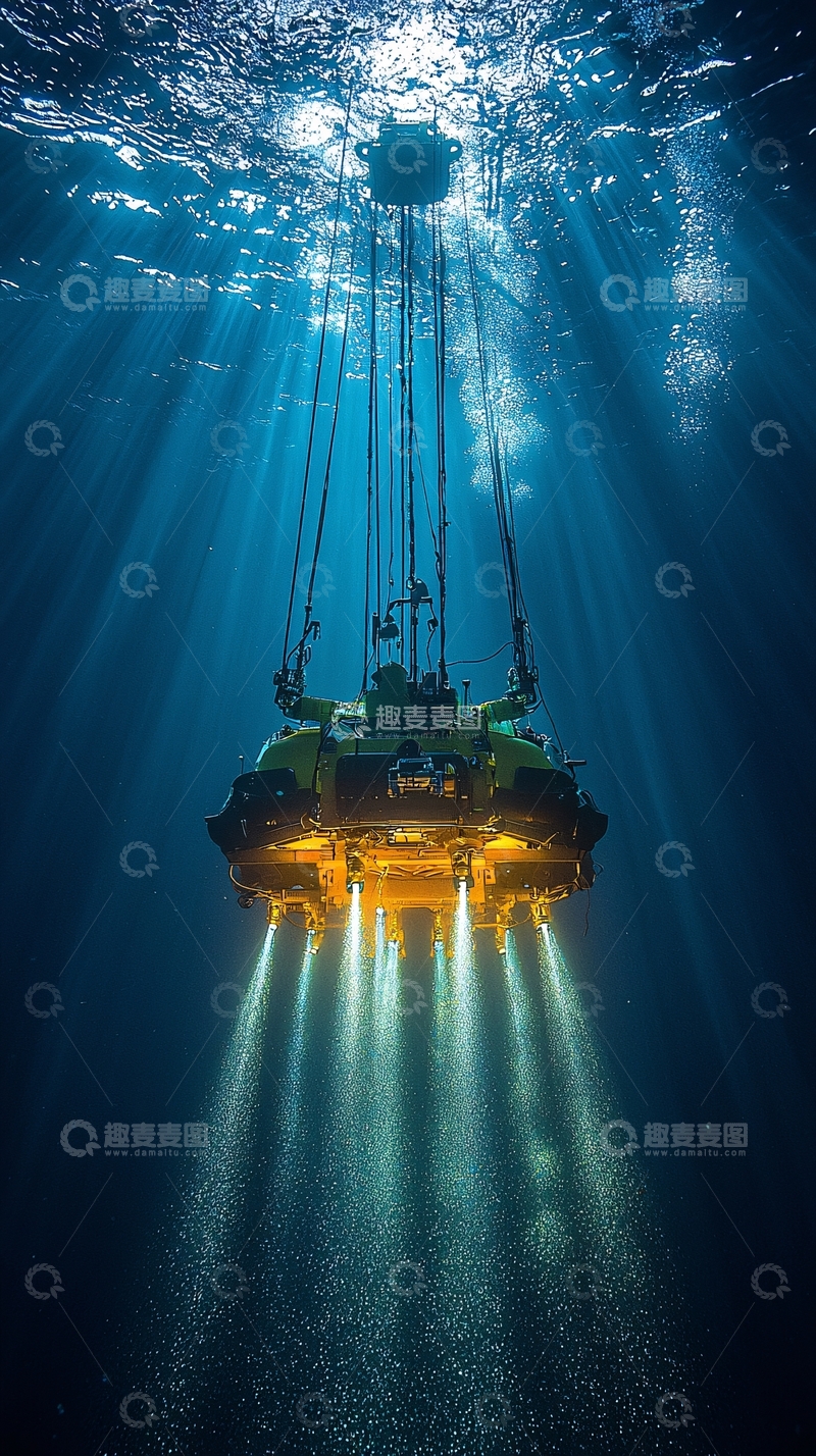 高清大图下载【趣麦麦图】深海探测器
