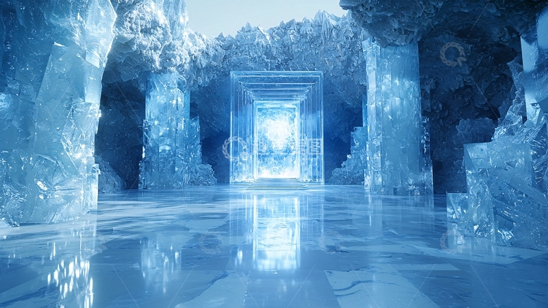 高清大图下载【趣麦麦图】冰雪奇幻宫殿