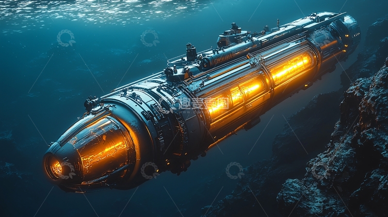 高清大图下载【趣麦麦图】深海探测器