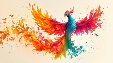 彩色凤凰