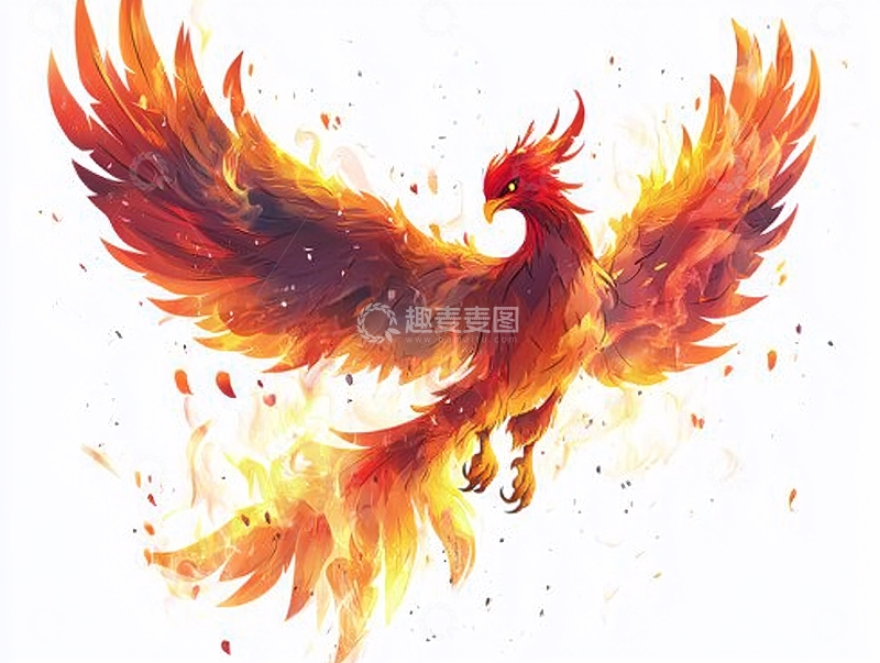 高清大图下载【趣麦麦图】火凤凰图片