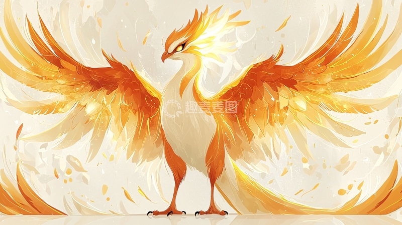 高清大图下载【趣麦麦图】火凤凰