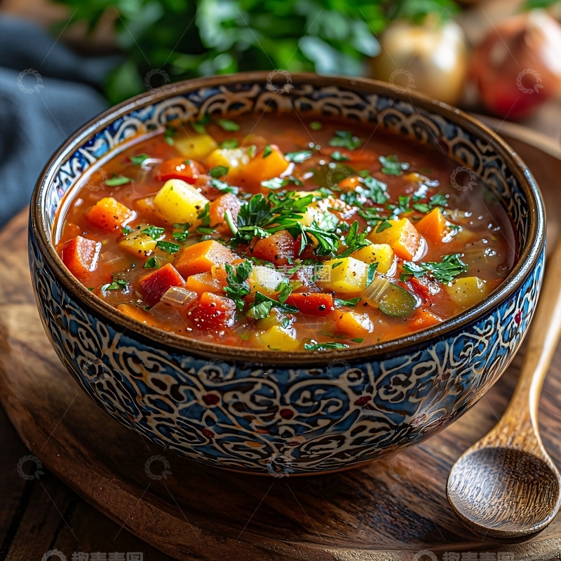 高清大图下载【趣麦麦图】蔬菜汤