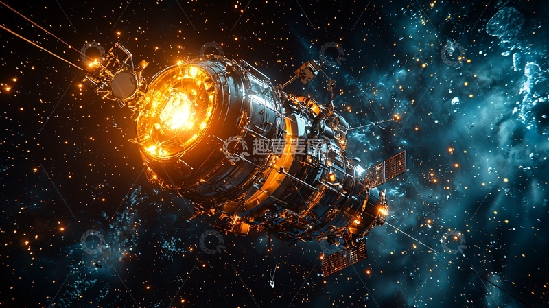 高清大图下载【趣麦麦图】太空飞船