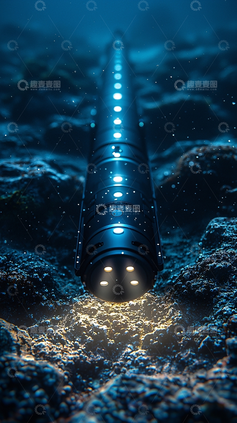 高清大图下载【趣麦麦图】深海探测器高清图片