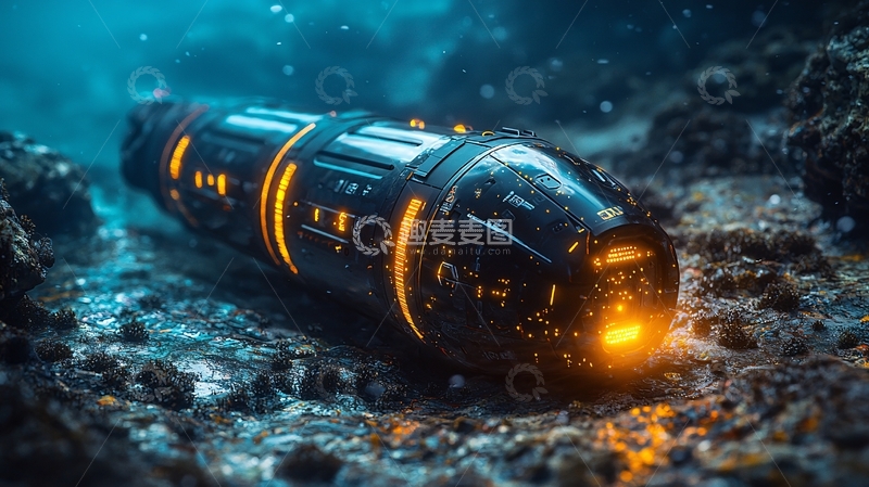 高清大图下载【趣麦麦图】深海科技感装置