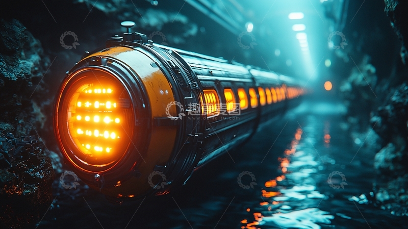 高清大图下载【趣麦麦图】科幻风格未来列车