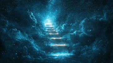 通往天堂的云端阶梯