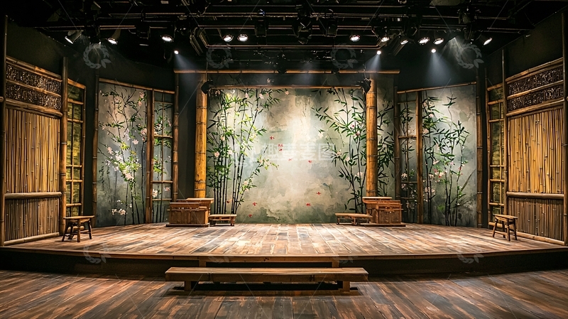 高清大图下载【趣麦麦图】舞台背景