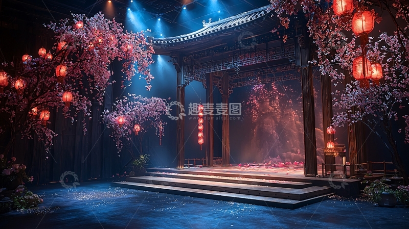 高清大图下载【趣麦麦图】古风舞台