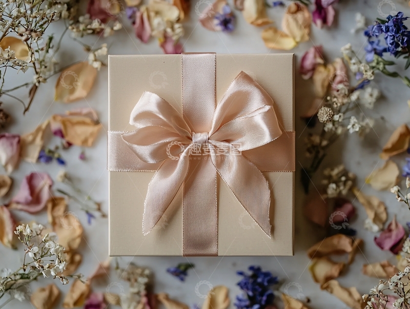 高清大图下载【趣麦麦图】粉色礼盒